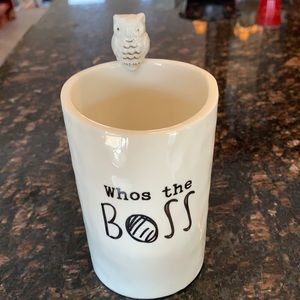 Ceramic pen/pencil holder